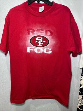 Vintage y2k San Francisco red fog men’s large shirt